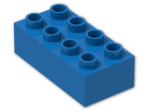 LEGO® Brick: Duplo Brick 2 x 4 3011 | Color: Bright Blue