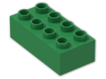 LEGO® Brick: Duplo Brick 2 x 4 3011 | Color: Dark Green