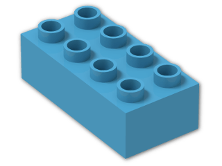 LEGO® Stein: Duplo Brick 2 x 4 3011 | Farbe: Dark Azur