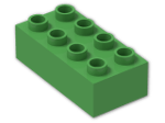 LEGO® Brick: Duplo Brick 2 x 4 3011 | Color: Bright Green