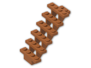 LEGO® Brick: Staircase 7 x 4 x 6 Open 30134 | Color: Dark Orange