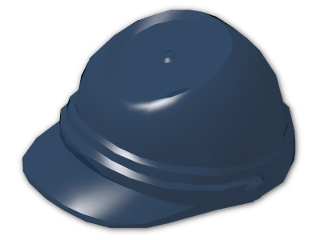 LEGO® Stein: Minifig Hat Kepi 30135 | Farbe: Earth Blue