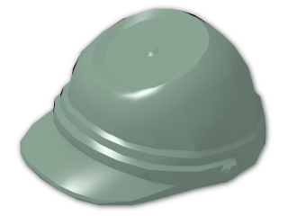 LEGO® Stein: Minifig Hat Kepi 30135 | Farbe: Sand Green