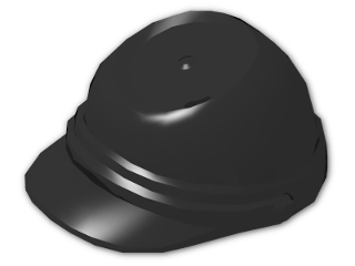 LEGO® Stein: Minifig Hat Kepi 30135 | Farbe: Black