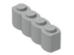 LEGO® Stein: Brick 1 x 4 Log 30137 | Farbe: Grey