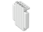 LEGO® Stein: Panel 2 x 6 x 6 Log Wall 30140 | Farbe: White