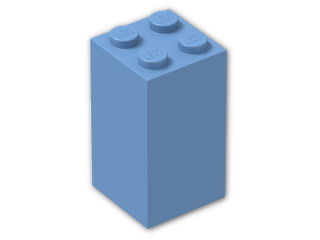 LEGO® Stein: Brick 2 x 2 x 3 30145 | Farbe: Medium Blue