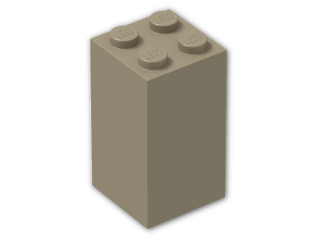 LEGO® Brick: Brick 2 x 2 x 3 30145 | Color: Sand Yellow