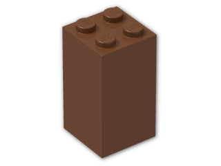 LEGO® Stein: Brick 2 x 2 x 3 30145 | Farbe: Reddish Brown