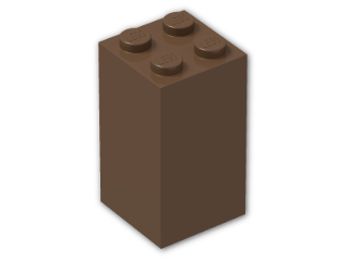LEGO® Brick: Brick 2 x 2 x 3 30145 | Color: Brown