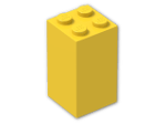 LEGO® Brick: Brick 2 x 2 x 3 30145 | Color: Bright Yellow