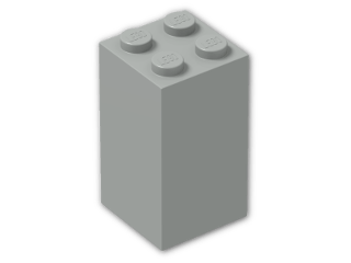 LEGO® Stein: Brick 2 x 2 x 3 30145 | Farbe: Grey