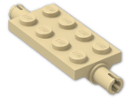 LEGO® Brick: Plate 2 x 4 with Pins 30157 | Color: Brick Yellow