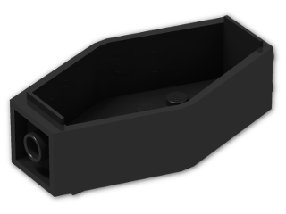 LEGO® Brick: Container Minifig Coffin 30163 | Color: Black