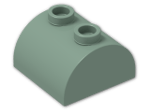 LEGO® Brick: Brick 2 x 2 with Curved Top and 2 Studs on Top 30165 | Color: Sand Green