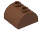 LEGO® Stein: Brick 2 x 2 with Curved Top and 2 Studs on Top 30165 | Farbe: Reddish Brown