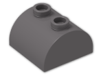 LEGO® Stein: Brick 2 x 2 with Curved Top and 2 Studs on Top 30165 | Farbe: Dark Stone Grey
