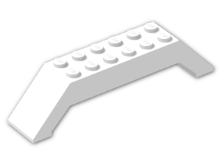 LEGO® Brick: Slope Brick 45 10 x 2 x 2 Double 30180 | Color: White
