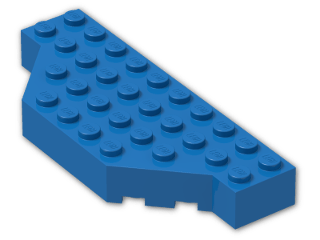 LEGO® Brick: Brick 4 x 10 without Two Corners 30181 | Color: Bright Blue