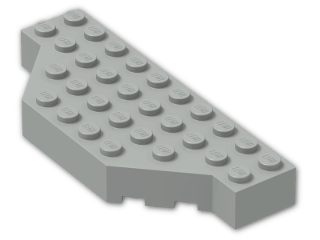 LEGO® Stein: Brick 4 x 10 without Two Corners 30181 | Farbe: Grey