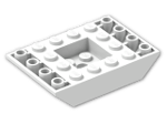 LEGO® Brick: Slope Brick 45 6 x 4 Double Inverted 30183 | Color: White