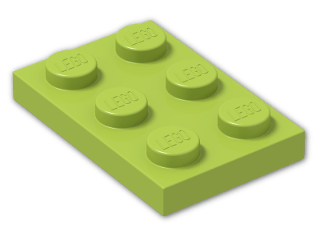 LEGO® Stein: Plate 2 x 3 3021 | Farbe: Bright Yellowish Green
