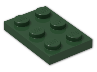 LEGO® Stein: Plate 2 x 3 3021 | Farbe: Earth Green
