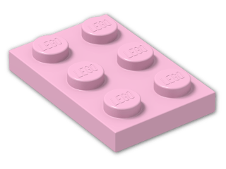 LEGO® Brick: Plate 2 x 3 3021 | Color: Light Purple