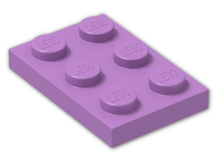 LEGO® Stein: Plate 2 x 3 3021 | Farbe: Medium Lavender