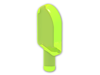 LEGO® Brick: Minifig Food Popsicle 30222 | Color: Transparent Fluorescent Green