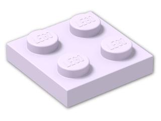 LEGO® Stein: Plate 2 x 2 3022 | Farbe: Lavender