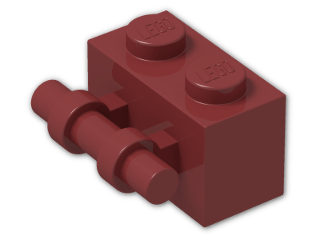 LEGO® Stein: Brick 1 x 2 with Handle 30236 | Farbe: New Dark Red