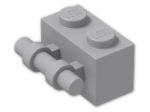LEGO® Brick: Brick 1 x 2 with Handle 30236 | Color: Medium Stone Grey