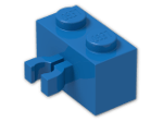 LEGO® Stein: Brick 1 x 2 with Clip Vertical 30237 | Farbe: Bright Blue