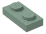 LEGO® Brick: Plate 1 x 2 3023 | Color: Sand Green