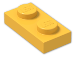 LEGO® Brick: Plate 1 x 2 3023 | Color: Flame Yellowish Orange