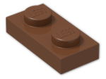 LEGO® Stein: Plate 1 x 2 3023 | Farbe: Reddish Brown