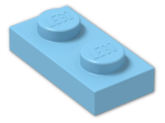 LEGO® Stein: Plate 1 x 2 3023 | Farbe: Dove Blue