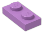 LEGO® Stein: Plate 1 x 2 3023 | Farbe: Medium Lavender