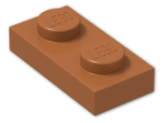LEGO® Brick: Plate 1 x 2 3023 | Color: Dark Orange