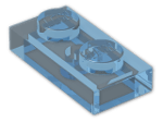 LEGO® Stein: Plate 1 x 2 3023 | Farbe: Transparent Light Blue