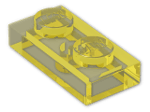 LEGO® Brick: Plate 1 x 2 3023 | Color: Transparent Yellow