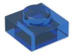LEGO® Brick: Plate 1 x 1 3024 | Color: Transparent Blue