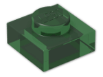 LEGO® Stein: Plate 1 x 1 3024 | Farbe: Transparent Green