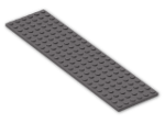 LEGO® Brick: Plate 6 x 24 3026 | Color: Dark Stone Grey