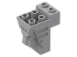 LEGO® Brick: Brick 2 x 3 x 3 with Lion's Head Carving and Cutout 30274 | Color: Medium Stone Grey