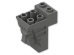LEGO® Brick: Brick 2 x 3 x 3 with Lion's Head Carving and Cutout 30274 | Color: Dark Grey