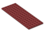 LEGO® Brick: Plate 6 x 16 3027 | Color: New Dark Red