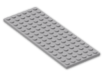 LEGO® Brick: Plate 6 x 16 3027 | Color: Medium Stone Grey