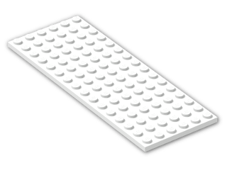 LEGO® Stein: Plate 6 x 16 3027 | Farbe: White